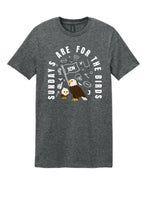 Jefferson Hospital Sundays are for the Birds DARK GREY HEATHER  Tee