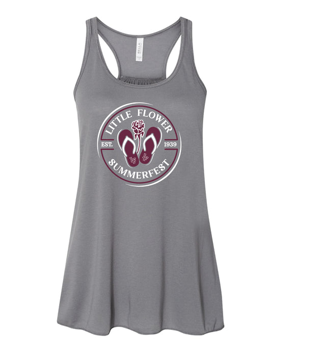 LITTLE FLOWER SummerFest 2025 Flowy Racerback Tank