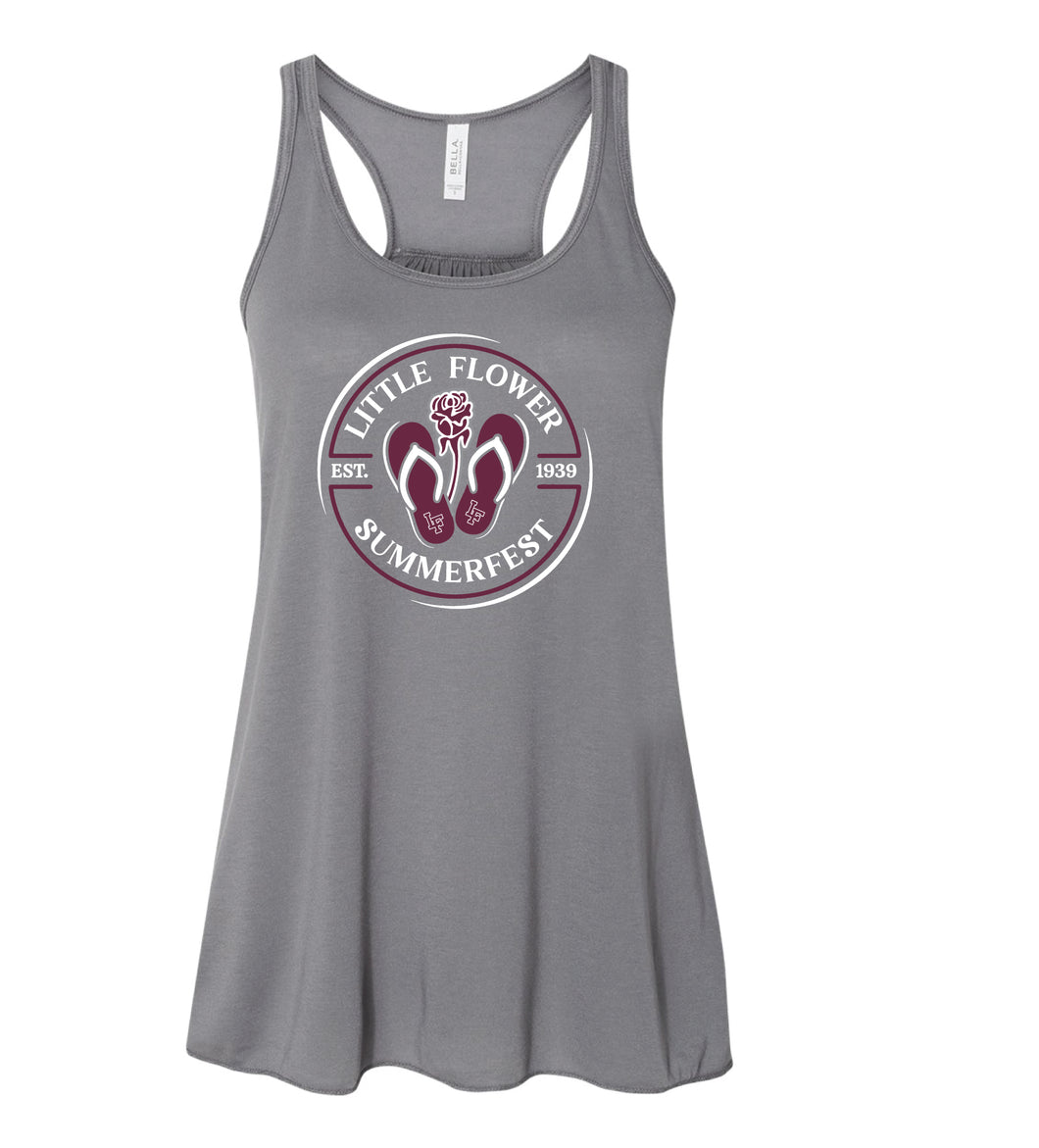 LITTLE FLOWER SummerFest 2025 Flowy Racerback Tank