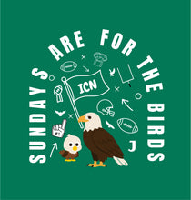 Jefferson Hospital Sundays are for the Birds DARK GREY HEATHER  Tee