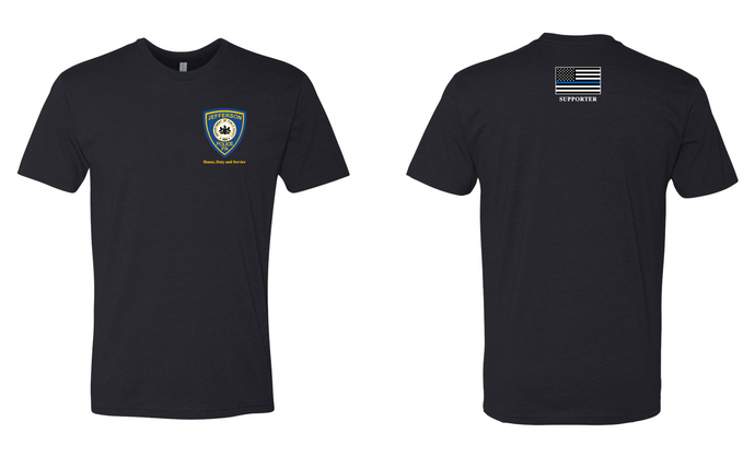 Jefferson Police BLACK Tee