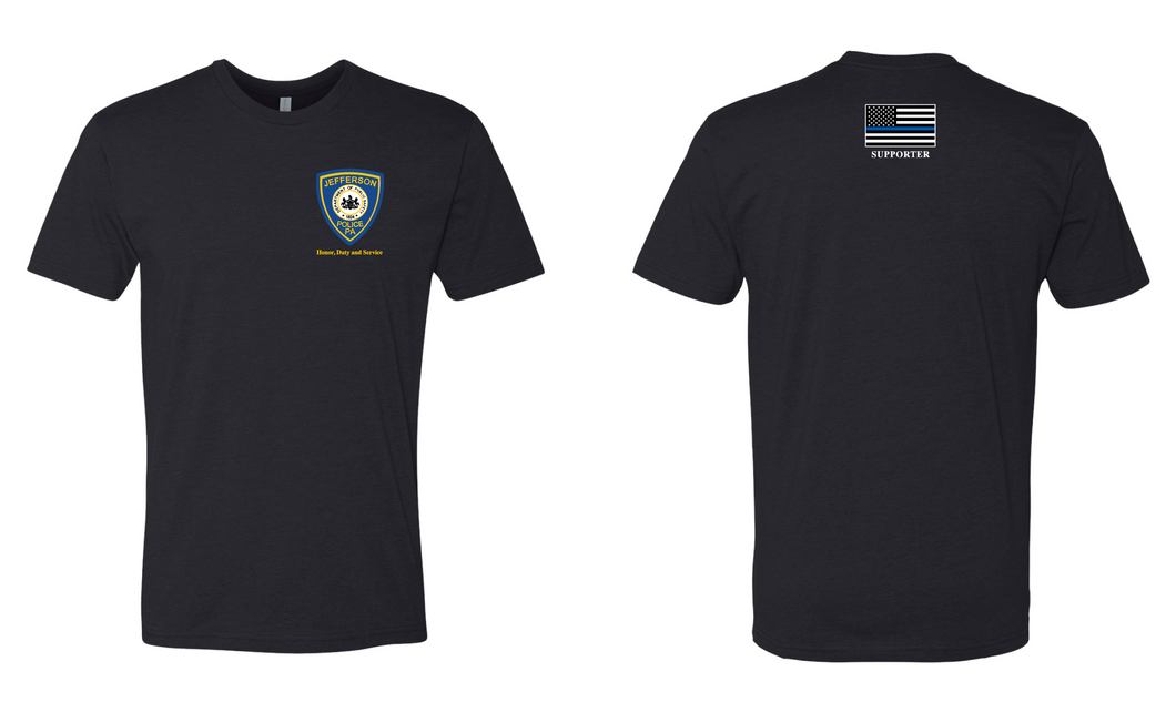 Jefferson Police BLACK Tee